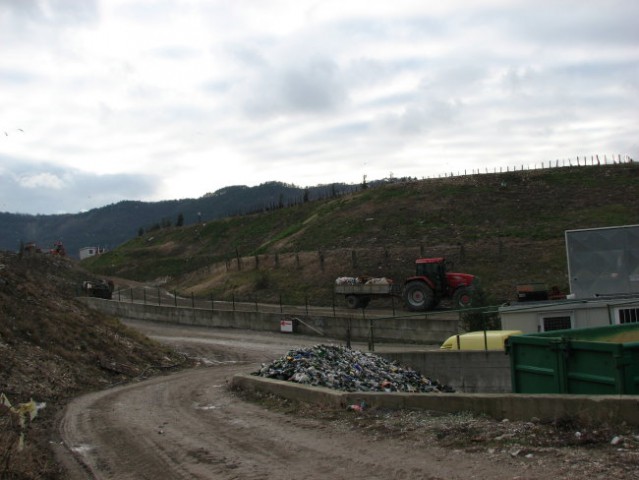 Odlagališče Velika Poljana in Solkan (terensk - foto