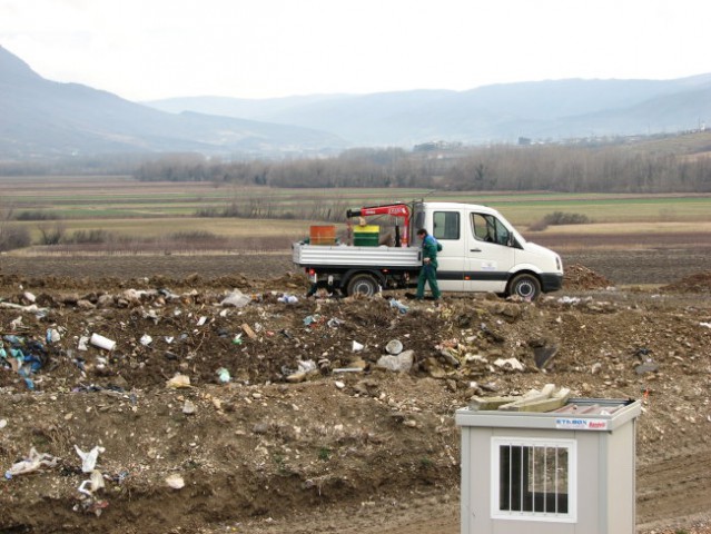 Odlagališče Velika Poljana in Solkan (terensk - foto