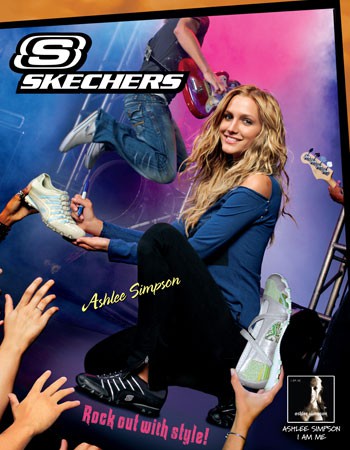 Ashlee Simpson - Skechers - foto