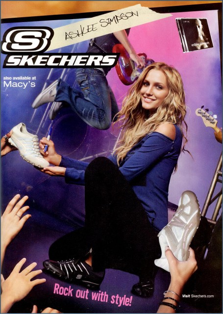 Ashlee Simpson - Skechers - foto