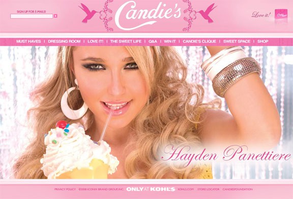 Hayden Panettiere - Candie's - foto povečava