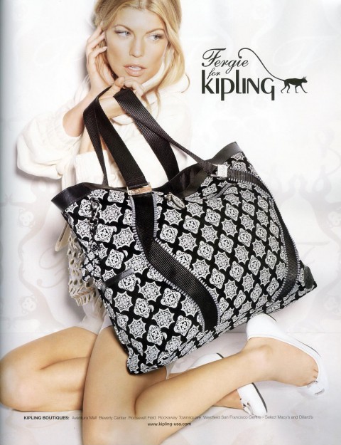 Fergie - Kipling bags - foto