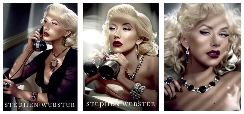 Cristina Aguilera - Stephen Webster Jewerly - foto povečava