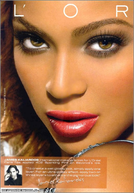 Beyonce Knowles - L'Oreal - foto povečava