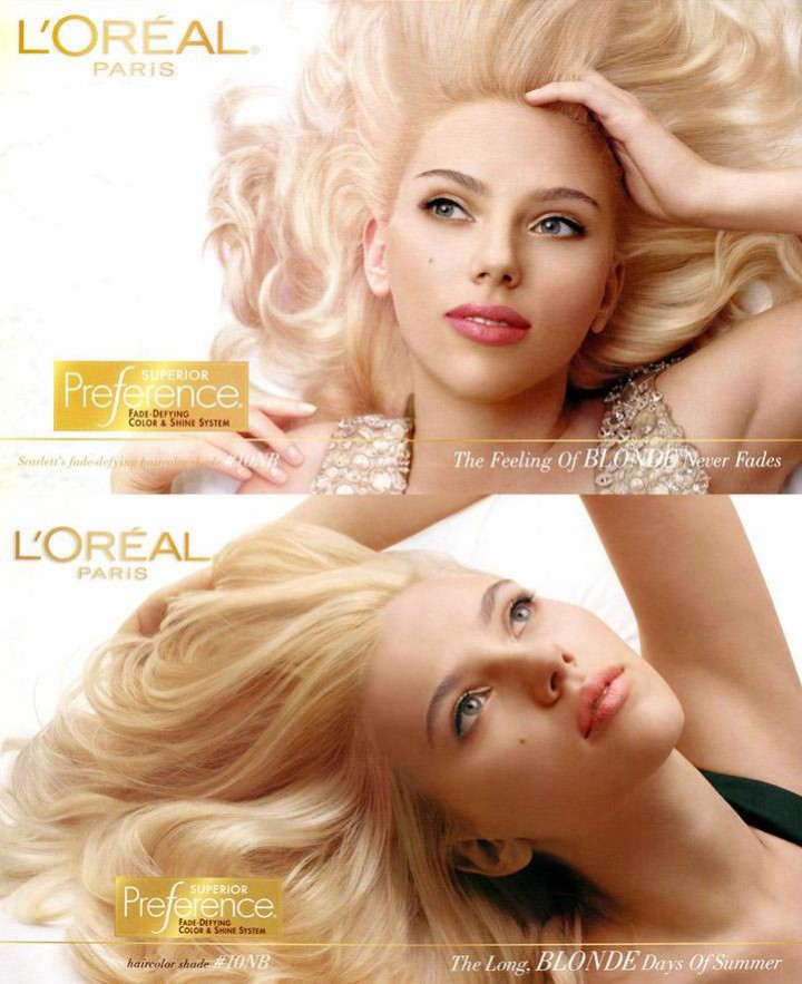 Scarlett Johansson - L'Oreal - foto povečava