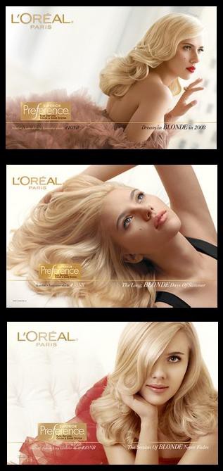 Scarlett Johansson - L'Oreal - foto povečava