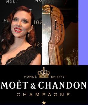 Scarlett Johansson - Möet & Chandon champagne - foto