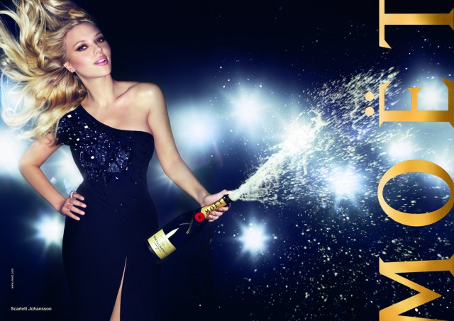 Scarlett Johansson - Möet & Chandon champagne - foto