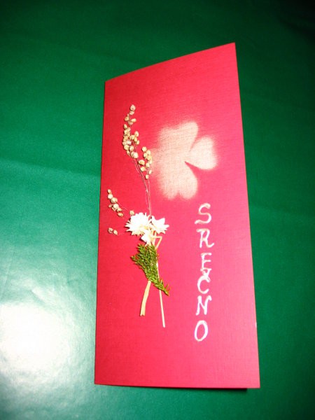 Suho cvetje - voščilnice - foto