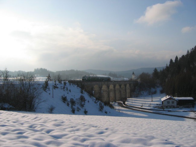 Viadukt Žalna in Kanarček