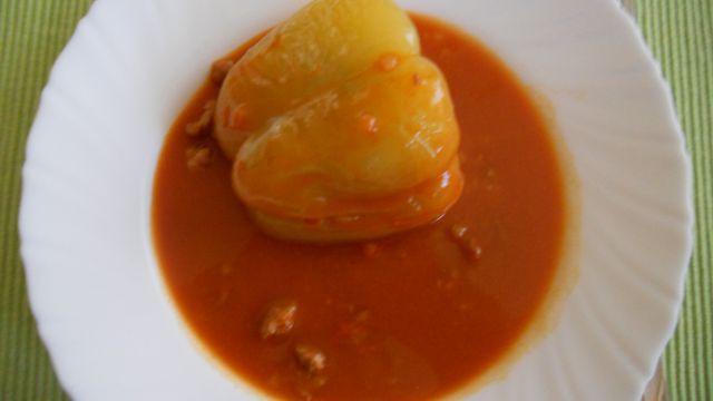 Polnjena paprika na klasični način (Atina)