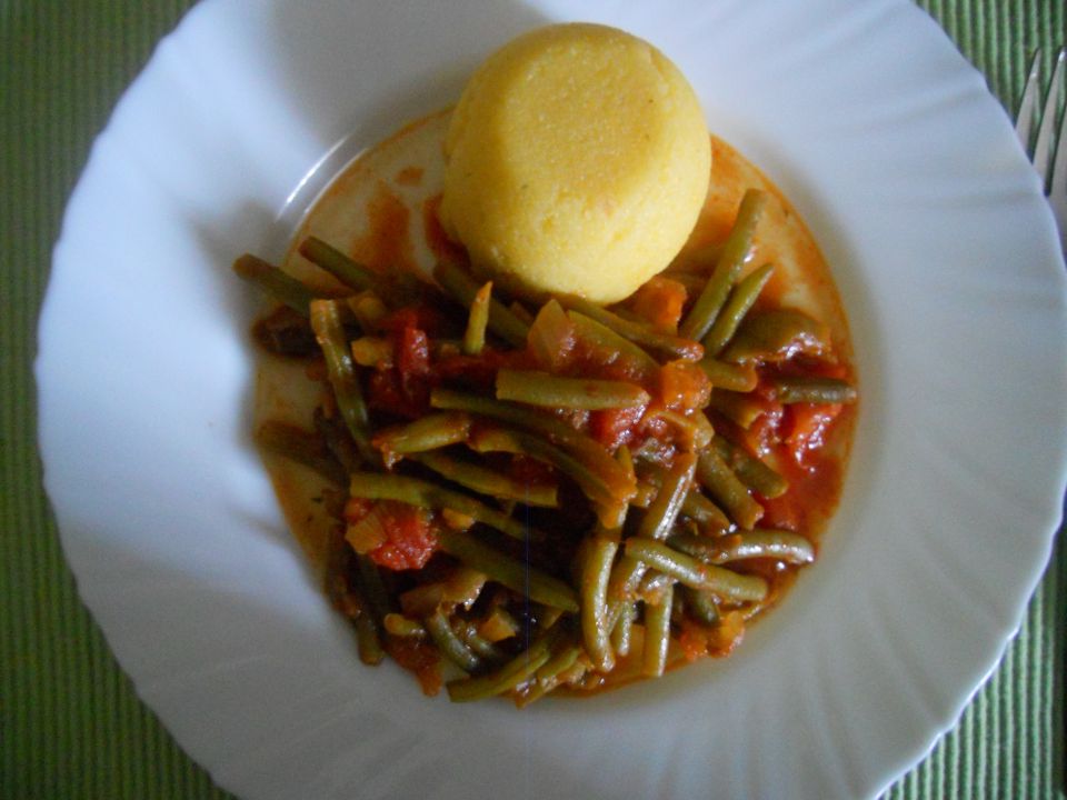 Boranja, polenta