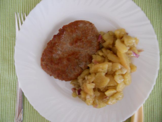 Dunajska krompirjeva solata, mesni polpeti