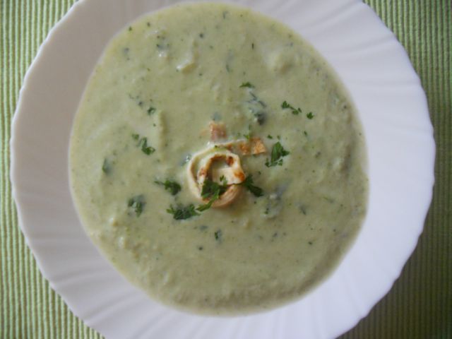 Kremna juha iz brokolija in cvetače