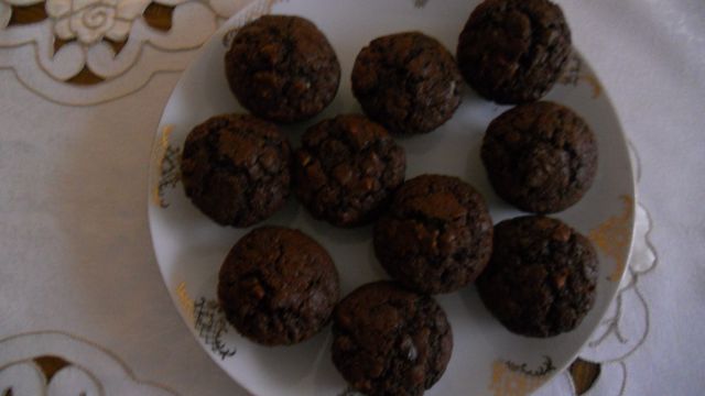 Čokoladno-orehovi muffini