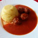 Mesne  kroglice s polento