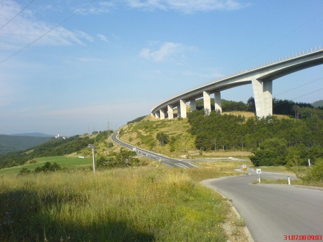 Viadukt Črni kal z druge perspektive