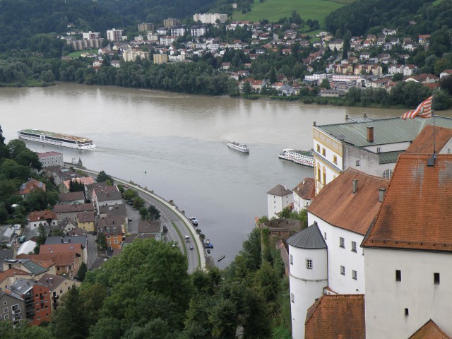 Pogled na sotočje Donave, Inna in Ilca