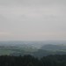 Megleni pogled z roba Bavarskega gozda
