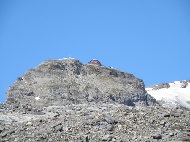 Oberwalderhütte (2973 m) bo počakala za drugič