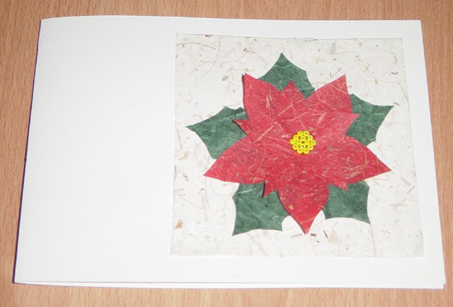 Božična zvezda - rižev papir