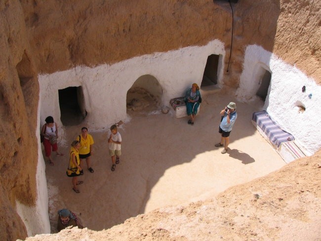 tipično berbersko jamsko bivališče v Matmati