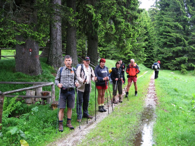 Pesek(koča)-Klopni vrh(1340m)-Gozd. dom Šumik - foto