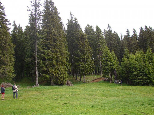 Pesek(koča)-Klopni vrh(1340m)-Gozd. dom Šumik - foto