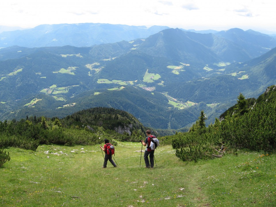 Koča na Loki-Raduha-Planina Arta (26.7.09) - foto povečava