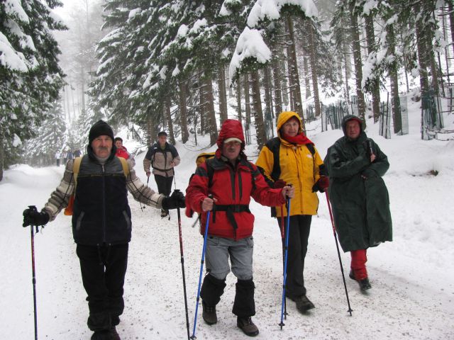 Rogla-Pesek-Osankarica-Kot/Zreče9.1.2010 - foto