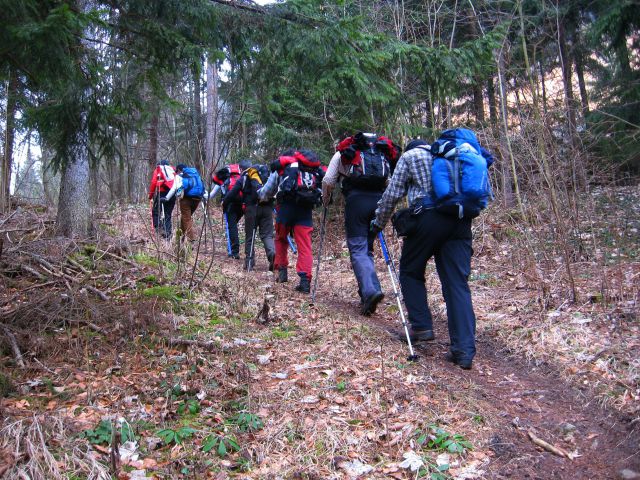 Žekovec-Mozirska koča-Medvednjak-13.2.2011 - foto