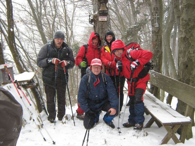 Sv.Agata-Cicelj(836m)-Sv.Miklavž-11.2.2012 - foto