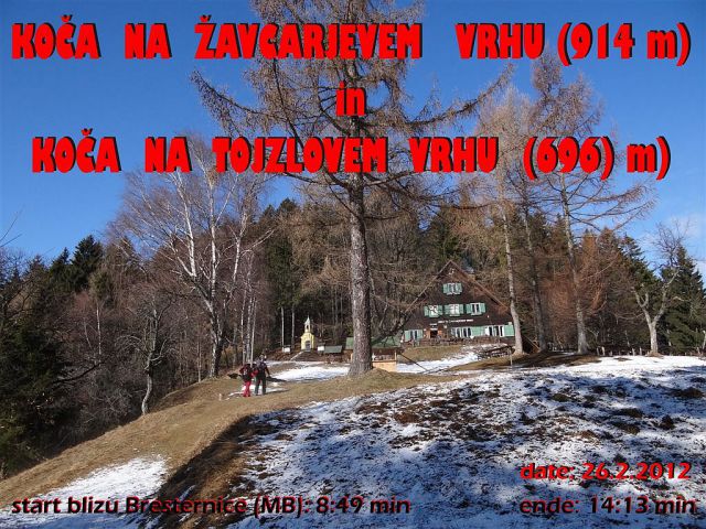 Šoberjev dvor-Žavcarjev vrh-Tojzl-26.2.2012 - foto