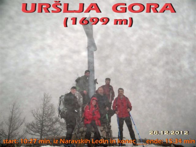 Naravske ledine-Uršlja gora-Križan-26.12.2012 - foto