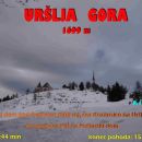 Poštarski dom-Uršlja gora(1699m)-8.12.2013
