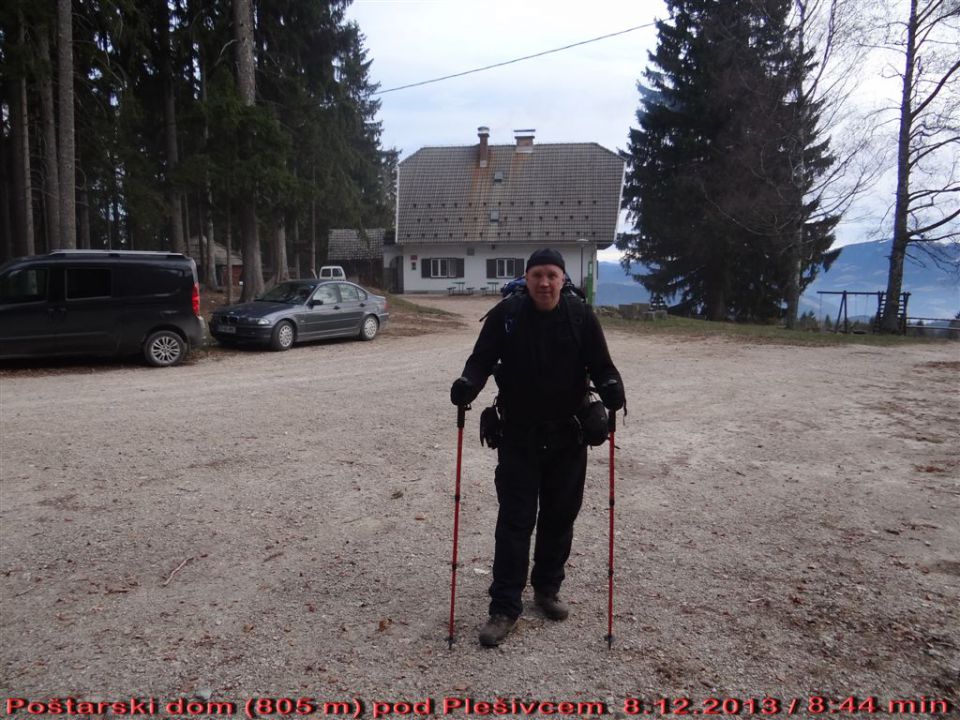Poštarski dom-Uršlja gora(1699m)-8.12.2013 - foto povečava