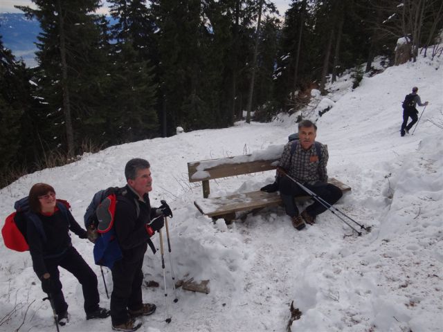 Poštarski dom-Uršlja gora(1699m)-8.12.2013 - foto