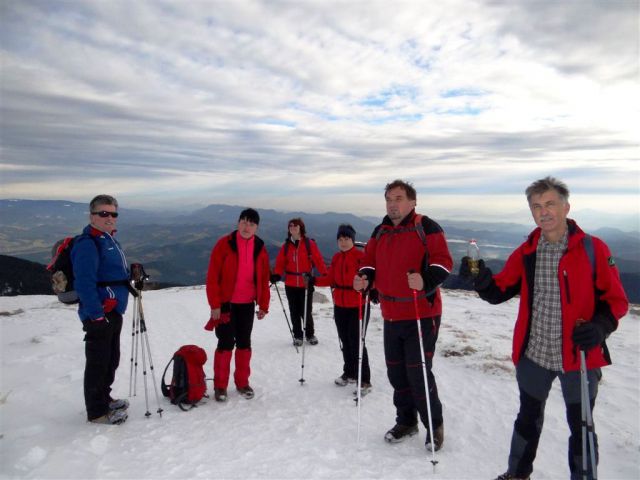 Poštarski dom-Uršlja gora(1699m)-8.12.2013 - foto