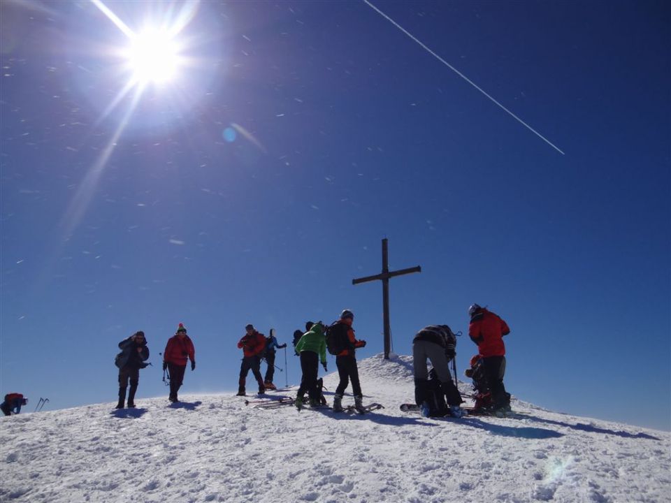 Waldheimhütte-Zirbitzkogel(2396m)-9.3.2014 - foto povečava