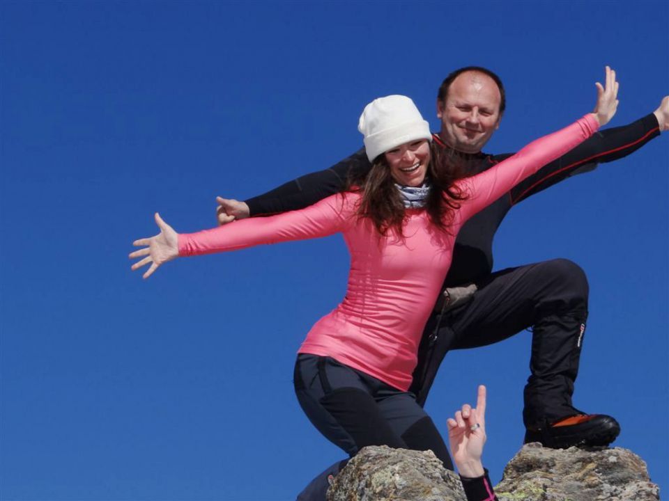 Waldheimhütte-Zirbitzkogel(2396m)-9.3.2014 - foto povečava