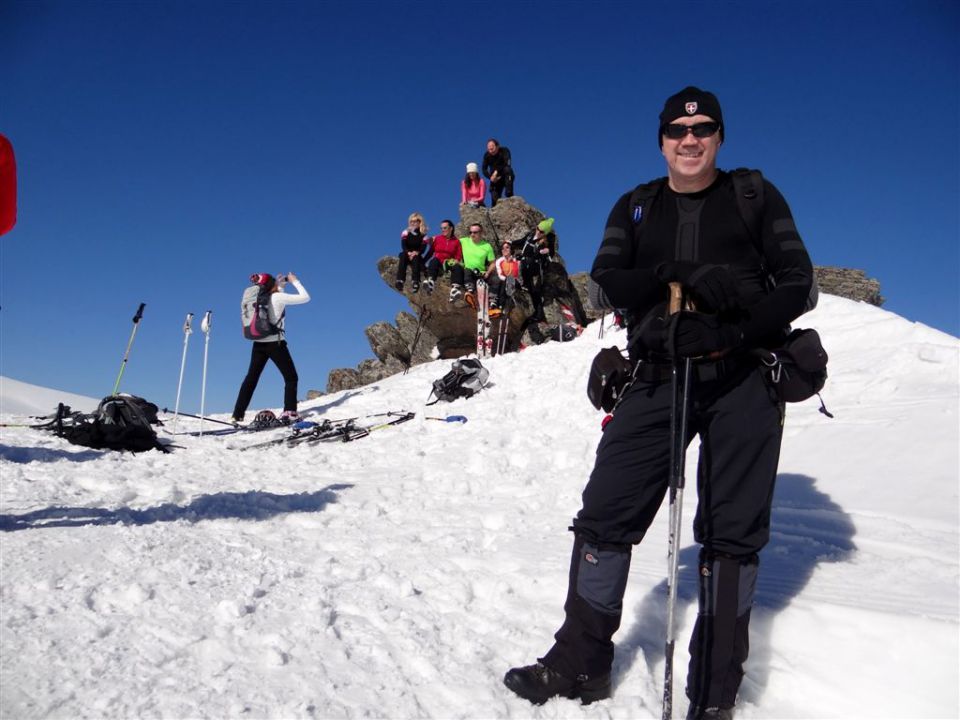 Waldheimhütte-Zirbitzkogel(2396m)-9.3.2014 - foto povečava