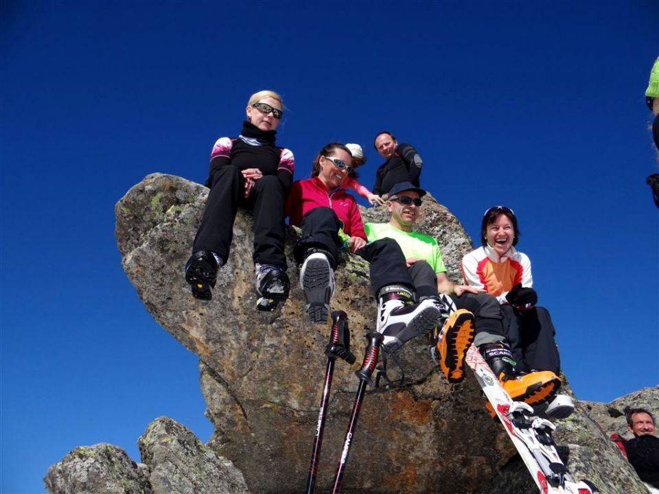 Waldheimhütte-Zirbitzkogel(2396m)-9.3.2014 - foto povečava