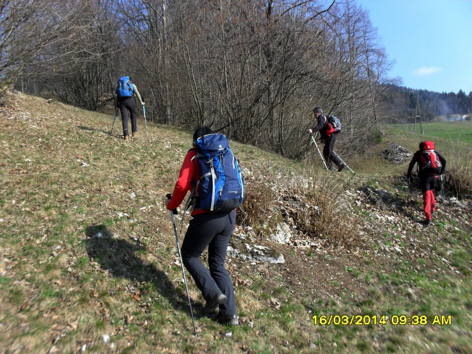 Sava-Zasavska Sv.Gora(849m)-Zagorje-16.3.2014 - foto povečava