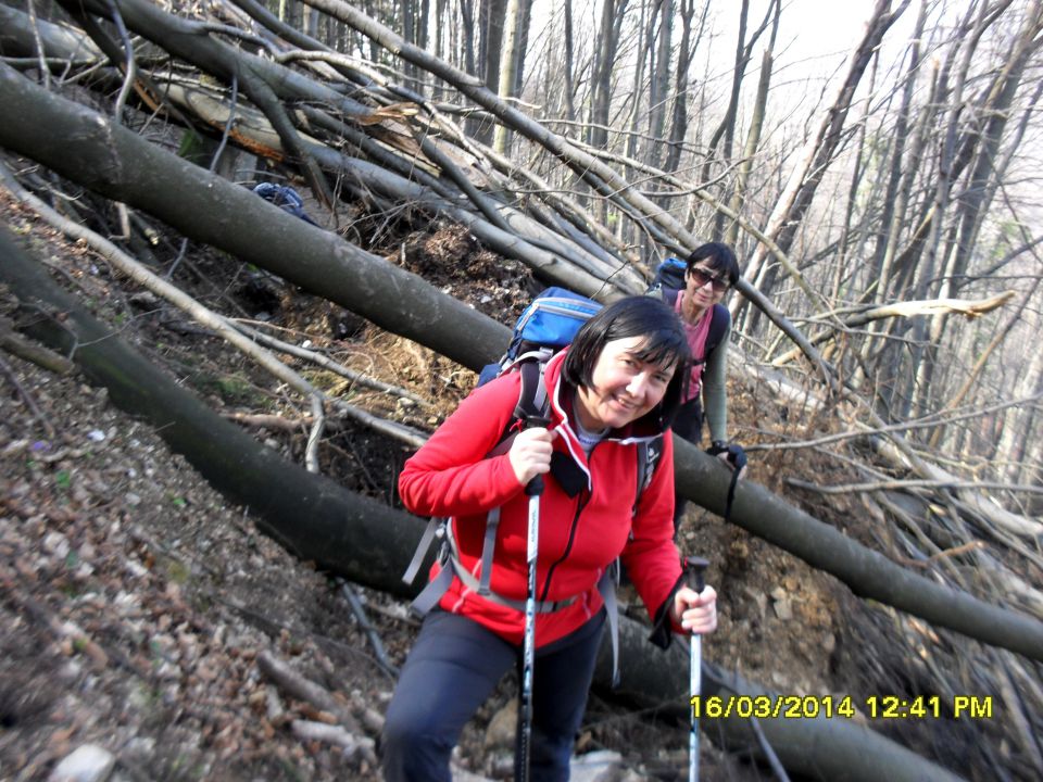 Sava-Zasavska Sv.Gora(849m)-Zagorje-16.3.2014 - foto povečava