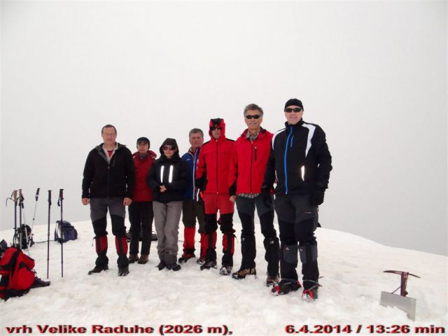 Radušnik-Koča na Loki-Raduha(2062m)-6.4.2014 - foto