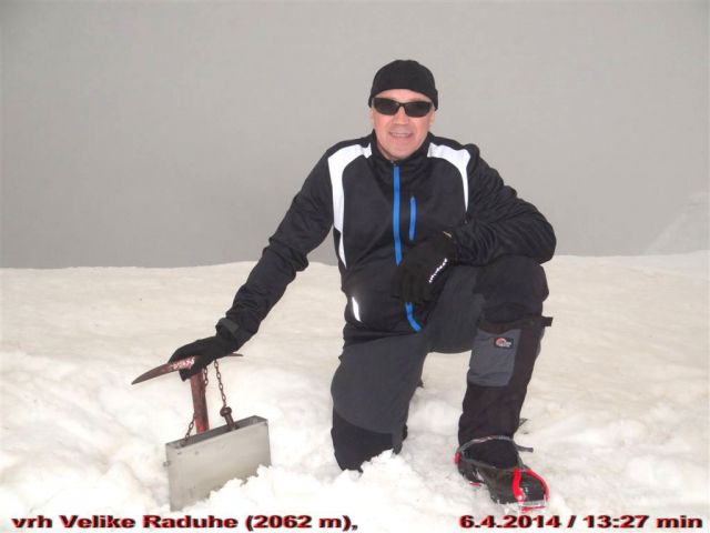 Radušnik-Koča na Loki-Raduha(2062m)-6.4.2014 - foto
