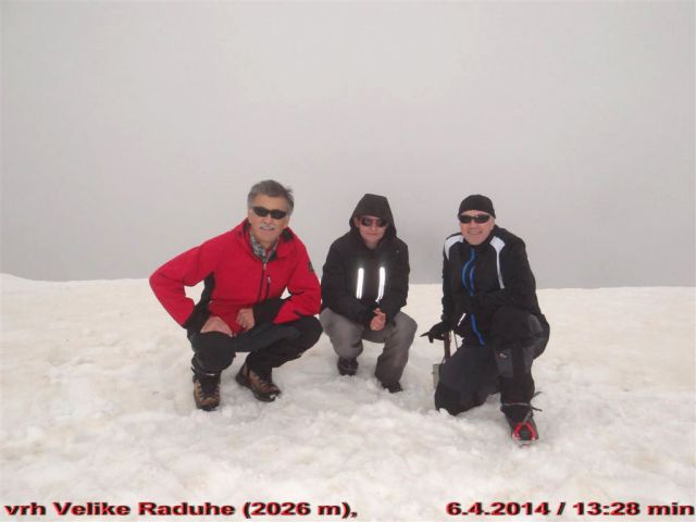 Radušnik-Koča na Loki-Raduha(2062m)-6.4.2014 - foto