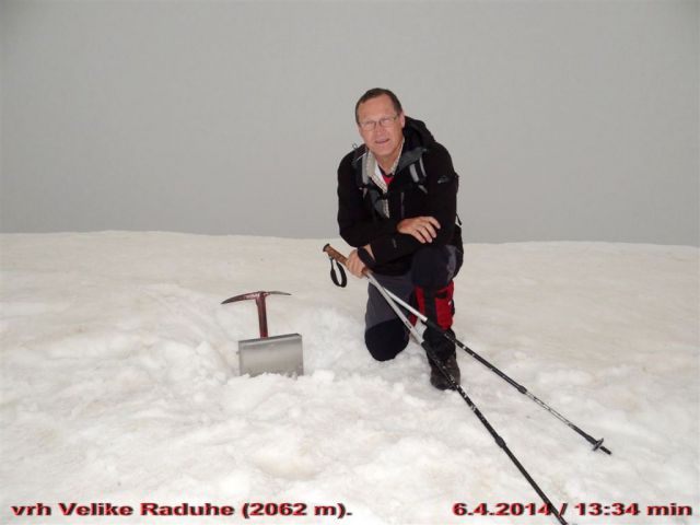 Radušnik-Koča na Loki-Raduha(2062m)-6.4.2014 - foto