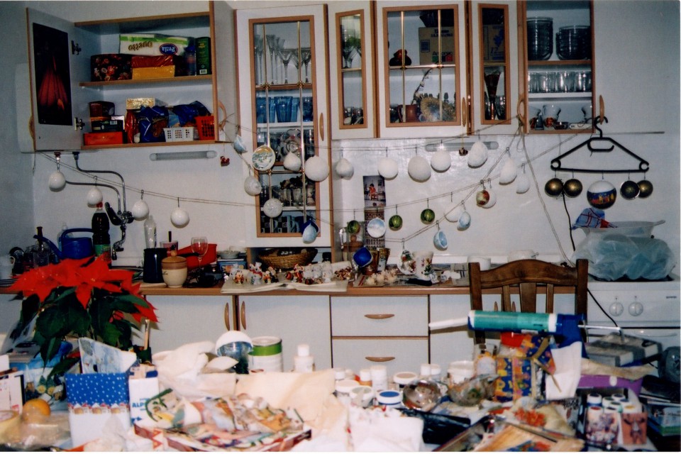 Takole je izgledala moja stara poletna kuhinja, ko sem jaz ustvarjala