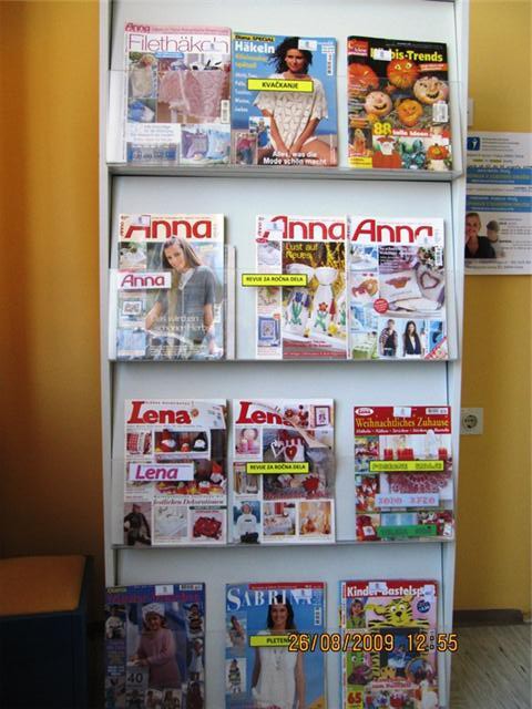 1  -  Vse letnike revije Anna in Lena, revije za kvačkanje, pletenje, šivanje, različna us